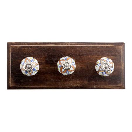 Necklace Ceramic Wooden Hooks